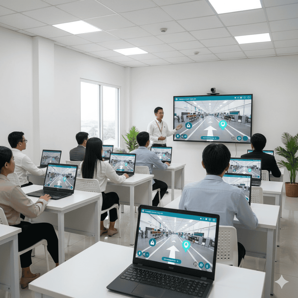 Alat Onboarding Karyawan Baru virtual tour indonesia 3D visual pro